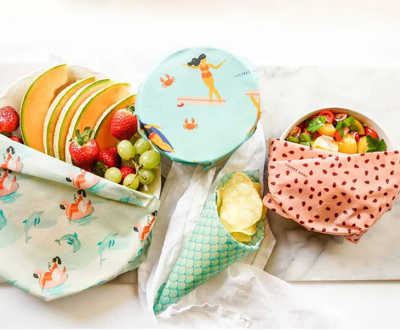 Emballages Réutilisables en Cire d’Abeille – Zéro Déchet pour la Cuisine