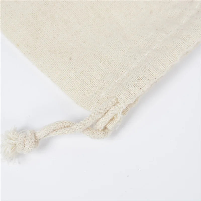 Lot de 10 Sacs à Vrac Coton Bio – 10x15cm