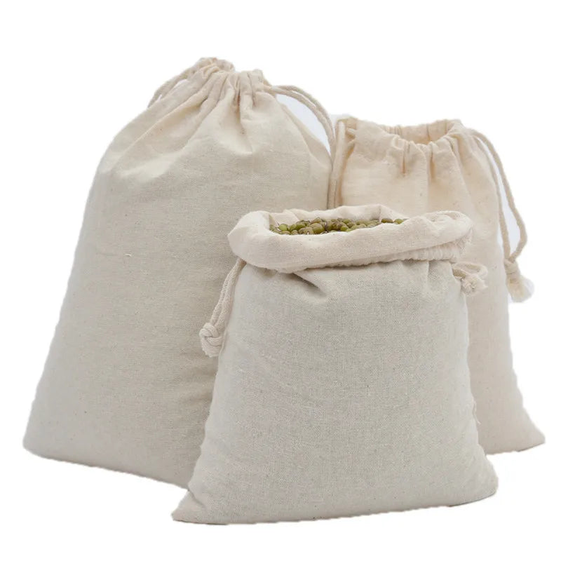 Lot de 10 Sacs à Vrac Coton Bio – 10x15cm