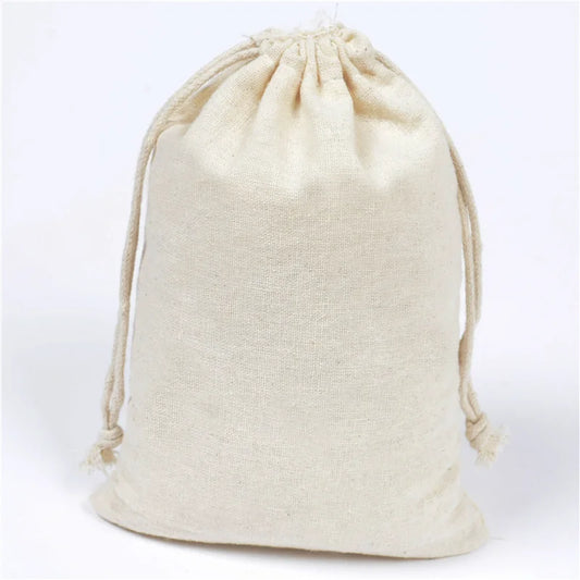 Lot de 10 Sacs à Vrac Coton Bio – 10x15cm