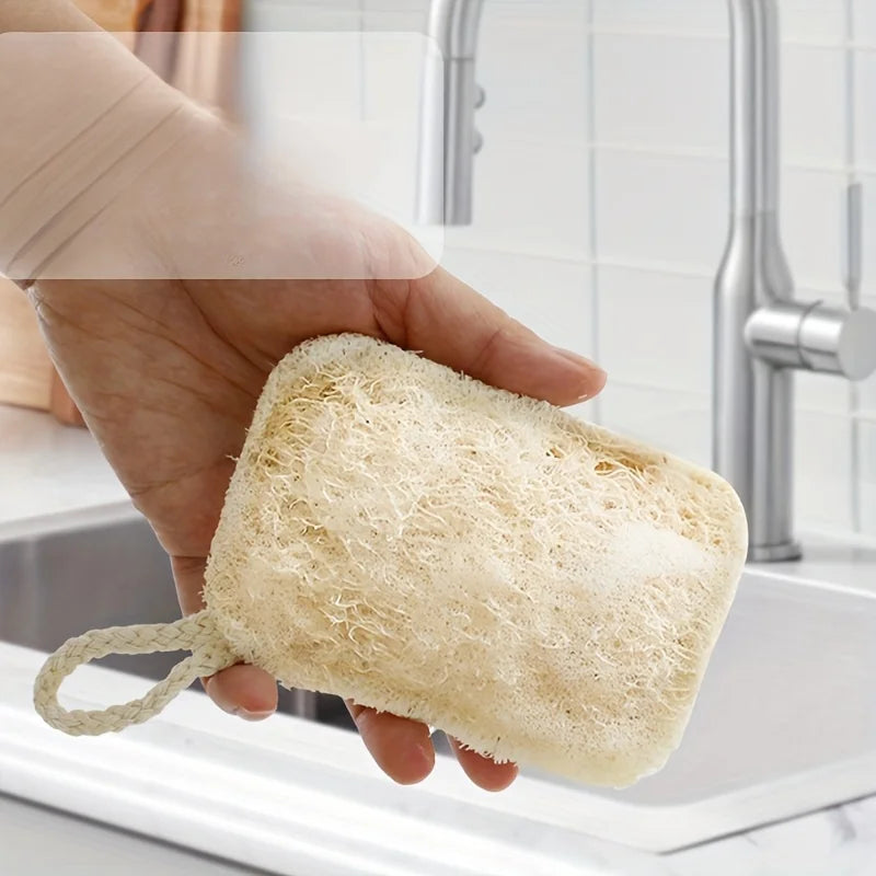 Éponge Naturelle en Luffa - 100% Végétale et Compostable - 5 pcs