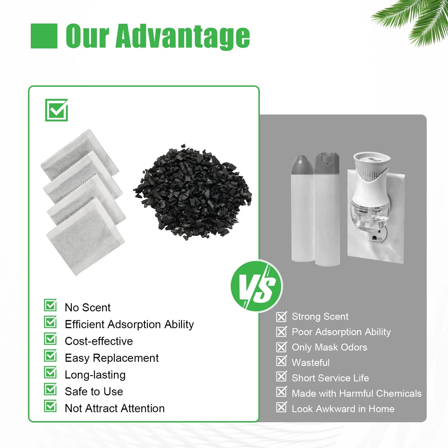 Charbon Actif Naturel pour Filtrer l’Eau – 100% Écologique - 20 pcs