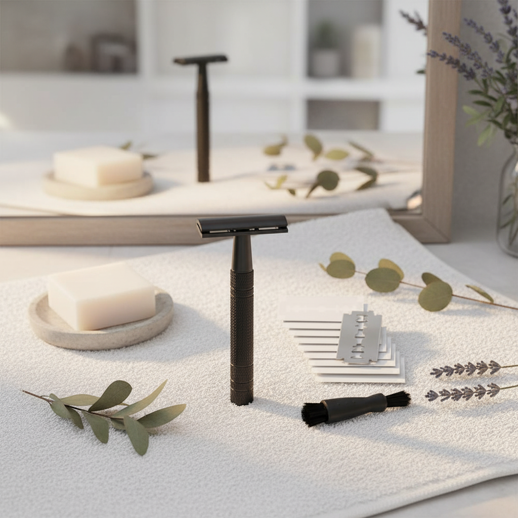 Rasoir Écologique pour Femme – Élégance, Douceur et Zéro Déchet-10 lames de rasoir