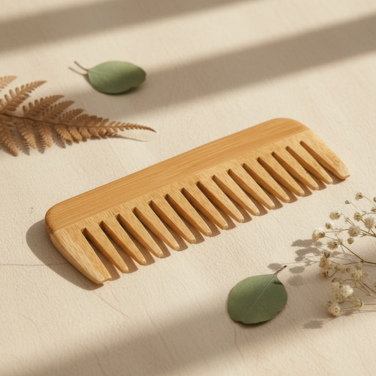 Peigne en Bois Naturel – Soin Doux et Écologique pour Vos Cheveux