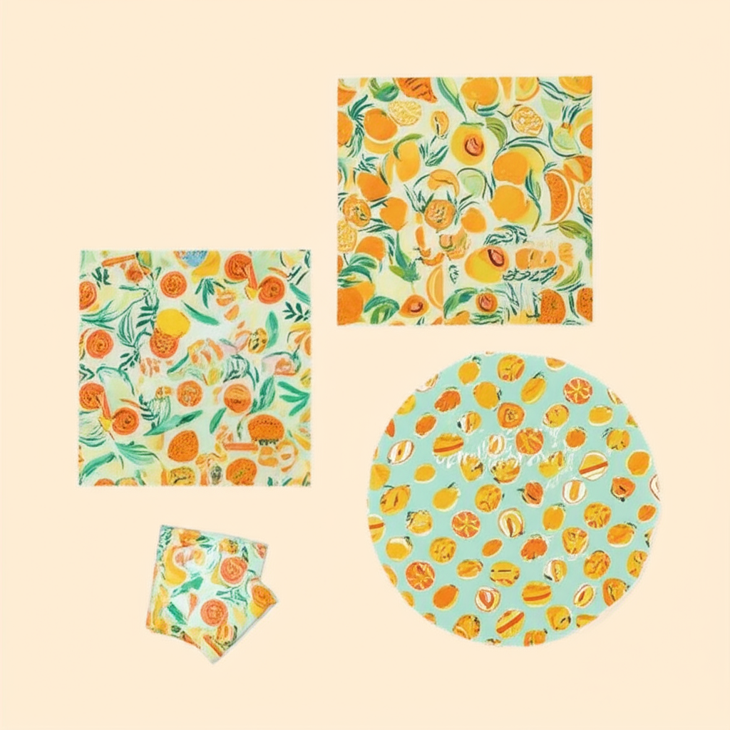 Emballages Réutilisables en Cire d’Abeille – Zéro Déchet pour la Cuisine