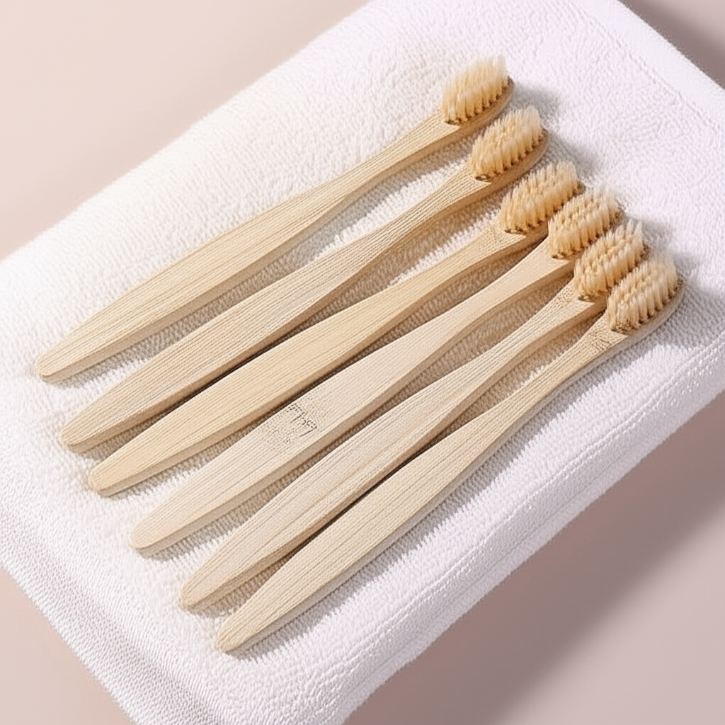 Brosse à Dents Écologique Bambou  - lots de 10