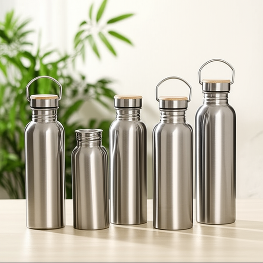 Bouteille isotherme inox zéro plastique