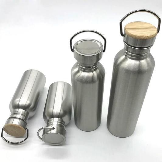 Bouteille isotherme inox zéro plastique